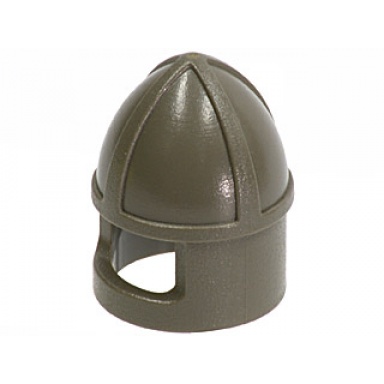 dark gray minifigure headgear helmet castle with chin guard