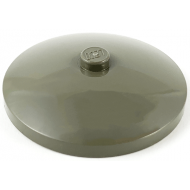 dark gray dish 4 x 4 inverted radar with solid stud