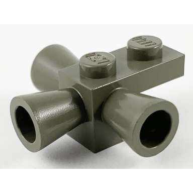dark gray brick modified 1 x 1 with 3 loudspeakers space positioning rockets