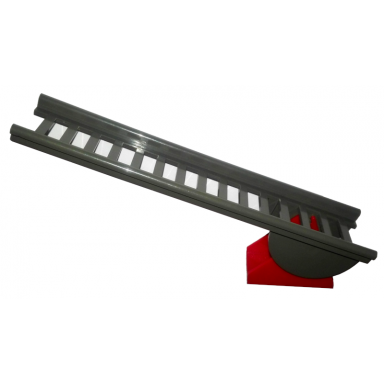 ladder 16 x 4 with semi-circular pivot with red ladder holder 4000 5