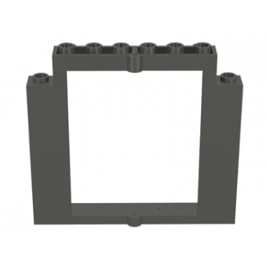 dark gray door frame 2 x 8 x 6 swivel without bottom notches