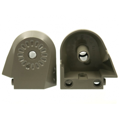 dark gray dinosaur body quarter with pin holes