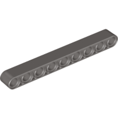 dark gray technic liftarm thick 1 x 9