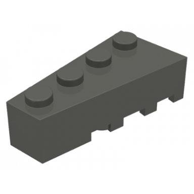 dark gray wedge 4 x 2 left
