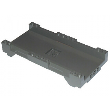 dark gray track system straight track 16 x 8 x 2