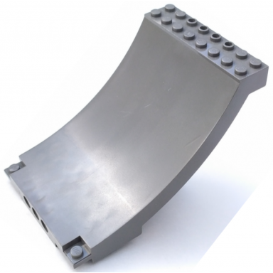 dark gray sports arena section skateboard ramp