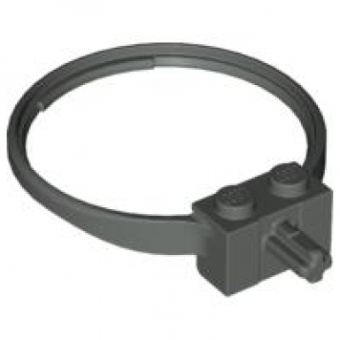 sports hoop with 2 studs and axle