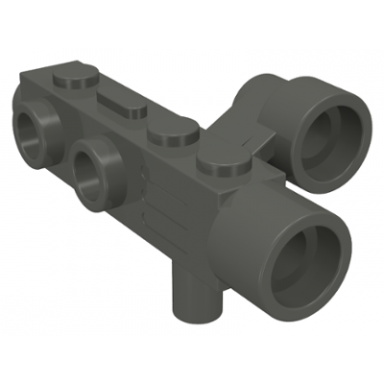 dark gray minifigure utensil camera with side sight space gun
