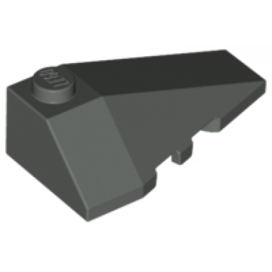 dark gray wedge 4 x 2 triple right