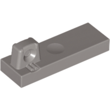 dark gray hinge tile 1 x 3 locking with 1 finger on top
