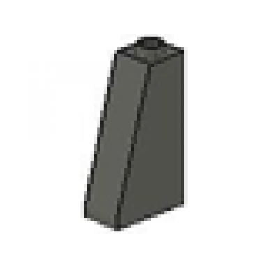 dark gray slope 75 2 x 1 x 3 - open stud