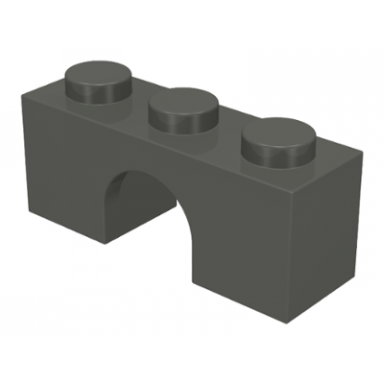 dark gray arch 1 x 3