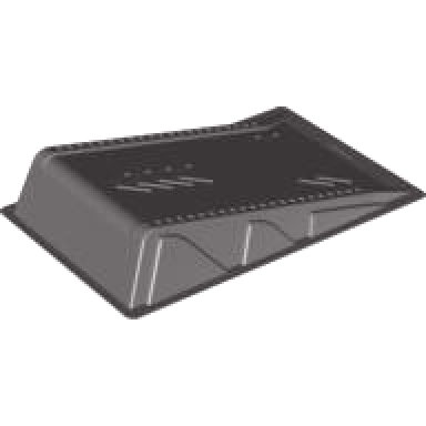 dark gray baseplate raised ramp 9 x 15 x 2 1 3