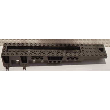 dark gray vehicle trailer base 4 x 24 x 3 1 3