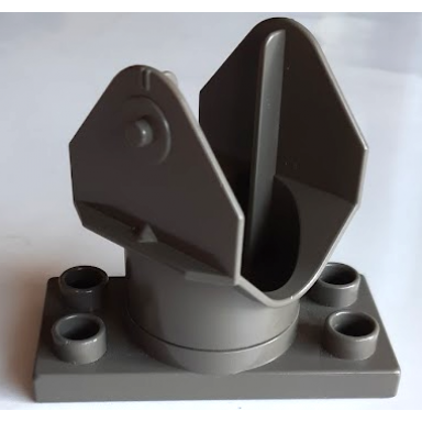 dark gray duplo ladder stand 2 x 4 turntable