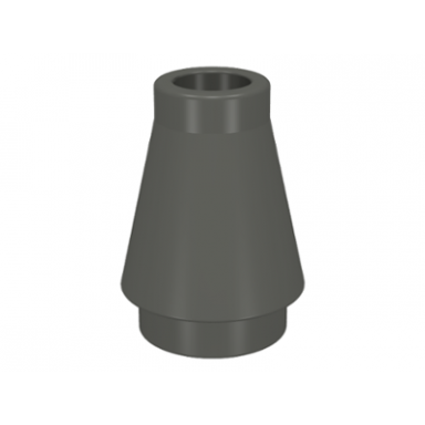 dark gray cone 1 x 1