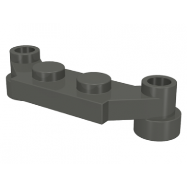 dark gray plate modified 1 x 4 offset