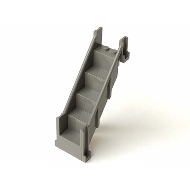 dark gray stairs 4 x 7 x 9 1 3 straight enclosed
