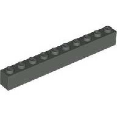 dark gray brick 1 x 10