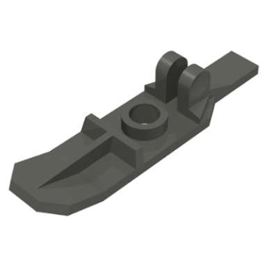 dark gray minifigure utensil ski with hinge