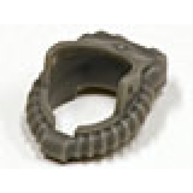 dark gray minifigure fire helmet breathing hose