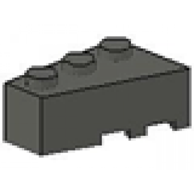 dark gray wedge 3 x 2 left