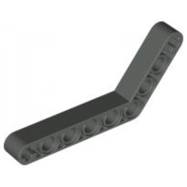 dark gray technic liftarm modified bent thick 1 x 9 6 - 4