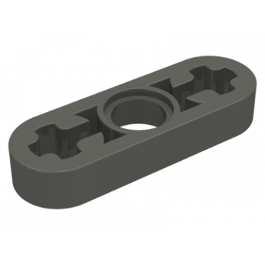 dark gray technic liftarm thin 1 x 3 - axle holes