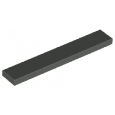 dark gray tile 1 x 6