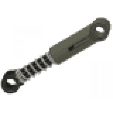 dark gray technic shock absorber 6.5l with black piston rod undetermined type