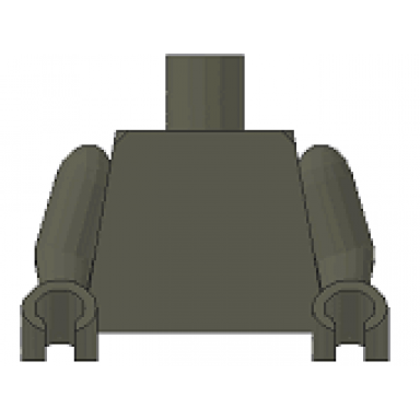 dark gray torso plain same color arms same color hands