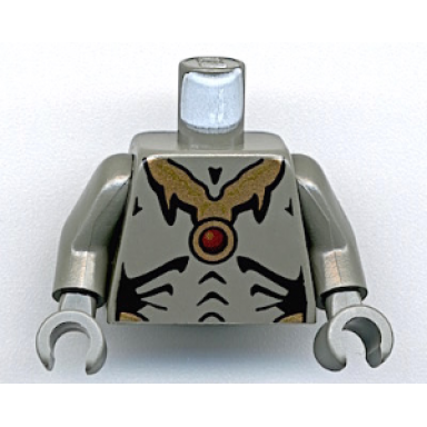 dark gray torso sw geonosian pattern dark gray arms dark gray hands