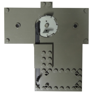 dark gray train track 12v decoupler base