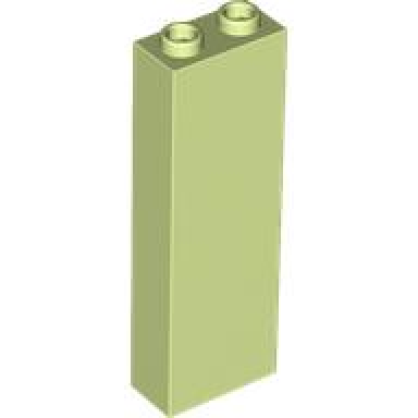 yellowish green brick 1 x 2 x 5