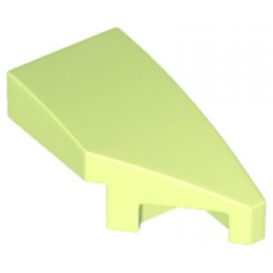 yellowish green wedge 2 x 1 x 2 3 right