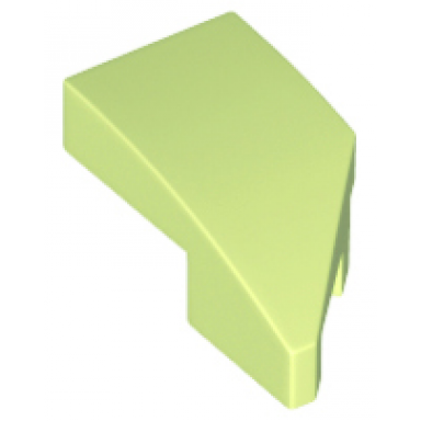 yellowish green wedge 2 x 1 x 2 3 left