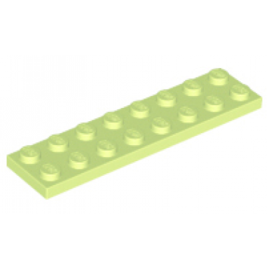 yellowish green plate 2 x 8