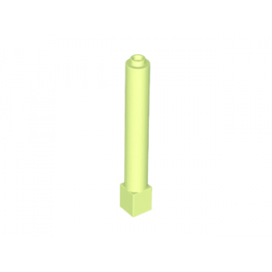 yellowish green support 1 x 1 x 6 solid pillar