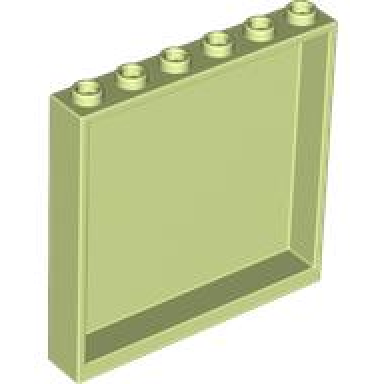 yellowish green panel 1 x 6 x 5