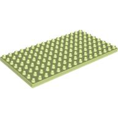 yellowish green duplo plate 8 x 16