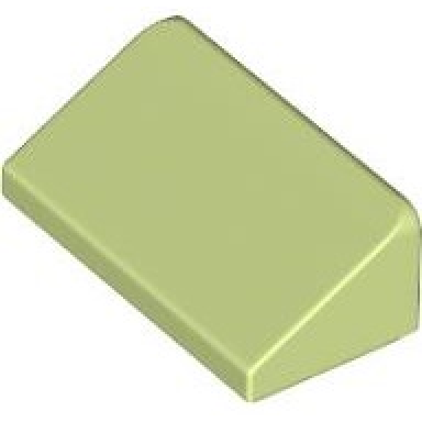 yellowish green slope 30 1 x 2 x 2 3
