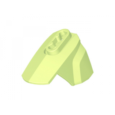 yellowish green hero factory armor with ball joint socket - size 4