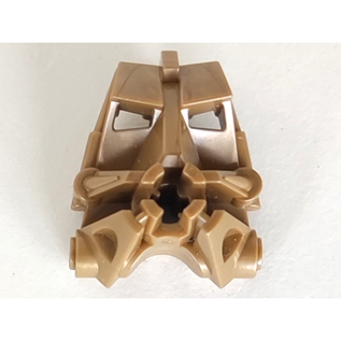 flat dark gold bionicle head connector block 3 x 4 x 1 2 3