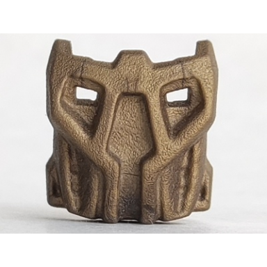 flat dark gold bionicle krana mask su