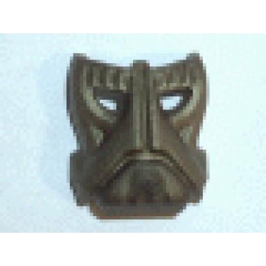 flat dark gold bionicle krana mask vu