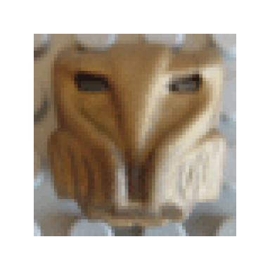 flat dark gold bionicle krana mask za