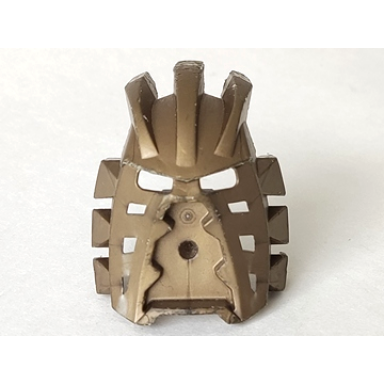 flat dark gold bionicle mask avohkii