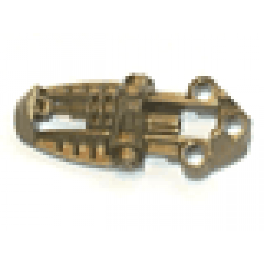 flat dark gold bionicle foot toa metru