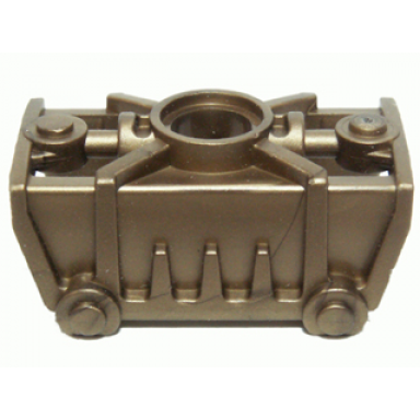 flat dark gold bionicle toa metru knee cover