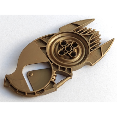 flat dark gold bionicle rhotuka shield